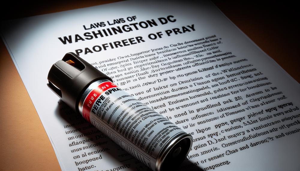 Is Pepper Spray Legal In Washington DC? Pepper Spray Insight
